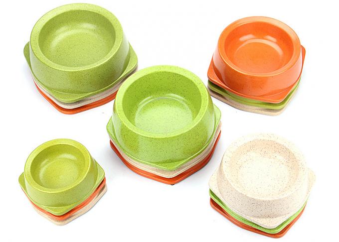 Nowy styl Pet Shop Bamboo Fiber Pet Bowl Cat Bowl 1