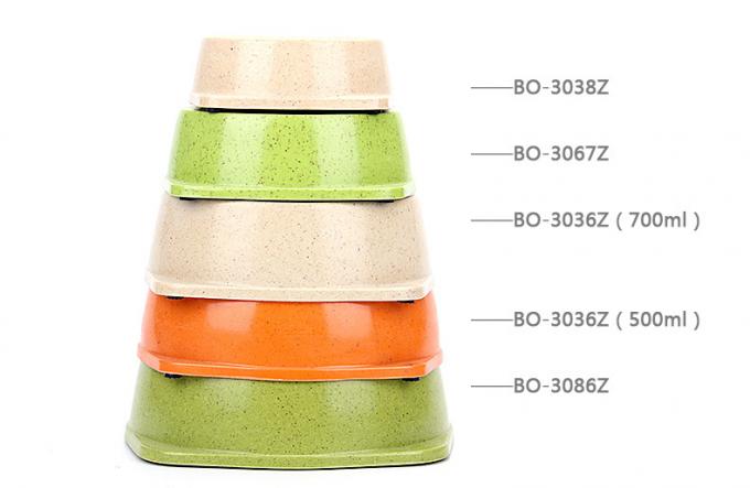 Bamboo Fiber Environmental Pet Food Bowl dla psów 0