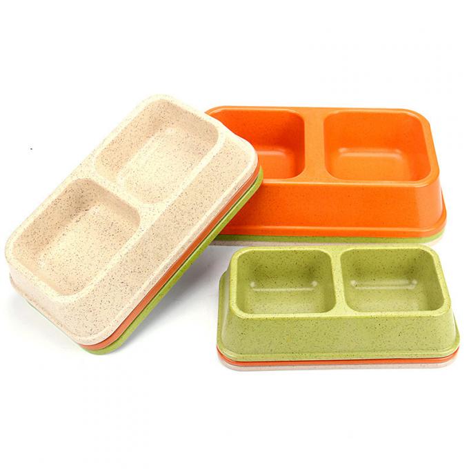 Podwójne i kolorowe Sublimacja bambusowa Wielka lub duża miska dla psów i zwierząt domowych 0