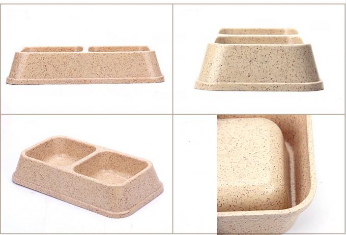 Podwójne i kolorowe Sublimacja bambusowa Wielka lub duża miska dla psów i zwierząt domowych 2