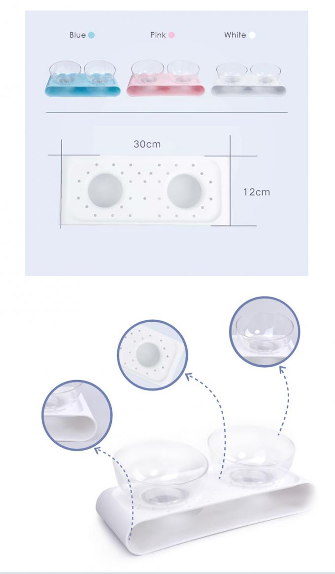 Stacja karmienia szczenięcia lub miska z jedzeniem dla kotów ze stołem 4