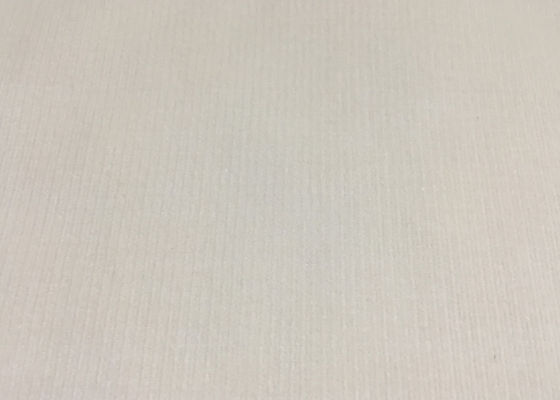 Białe / beżowe, wygodne, rozciągające się tkaniny z włókna włókienniczego, high-end tkaniny odzieżowej