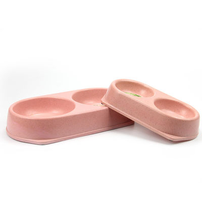 Profesjonalnie wykonana kolorowa atrakcyjna bambusowa miska do karmienia zwierząt