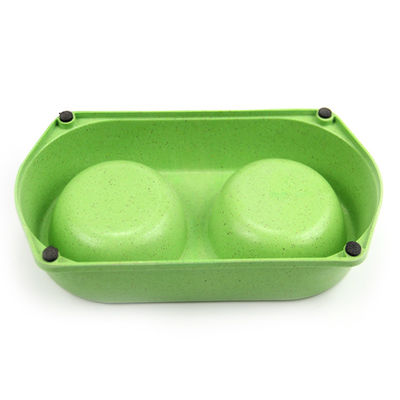 Profesjonalnie wykonana kolorowa atrakcyjna bambusowa miska do karmienia zwierząt