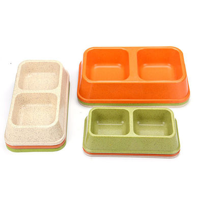 Podwójne i kolorowe Sublimacja bambusowa Wielka lub duża miska dla psów i zwierząt domowych