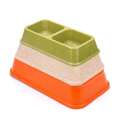 Podwójne i kolorowe Sublimacja bambusowa Wielka lub duża miska dla psów i zwierząt domowych